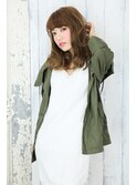 美髪大人可愛いネビージュこなれミディホワイトグレージュ赤羽