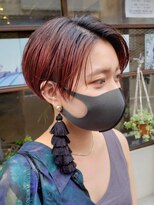 ヒカリス 東三国(HIKARIS) ハンサムショート ショート チェリーレッド 暖色系カラー