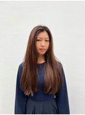 ココアブラウン[表参道/ブリーチ/ハイライト]Mai