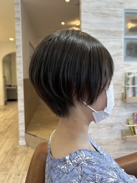 ラボヌールヘアー 宇都宮店(La Bonheur hair) くびれショート♪【宇都宮駅/インナーカラー】