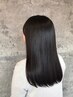 【うる艶】カット＋縮毛矯正+トリートメント　￥16000～