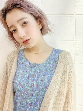ヘアアンドメイク シークネクスト(HAIR&MAKE SeeK NEXT) 【SeeK NEXT】シアピンク×ウェットボブ