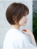 前髪あり大人ショートボブ20代30代40代【AIN.表参道】川原大地