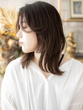 カバーヘア ブリス 志木南口駅前店(COVER HAIR bliss) バレイヤージュセンターパートボブレイヤーa志木20代30代40代