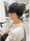 アップバング×ツイスパ
