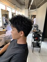 アイズ 海老名(AIZU)&nbsp;スパイキーショートザクザクショートツイストパーマ骨格矯正