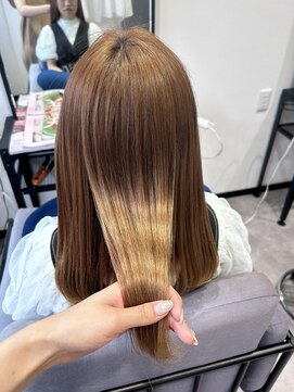 アルコイリスバイドールヘアー(ARCOIRIS by Dollhair) 酸性ストレートうる艶ロング髪質改善トリートメント韓国風都島