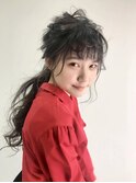 ゆるふわハーフアップ☆