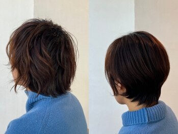 ビート(BEAT)の写真/【髪質改善カット】”癖をいかすショート”で縮毛矯正なしでもまとまるスタイルに！癖毛でお悩みの方に◎