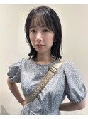 切りっぱなしボブ/くびれボブ