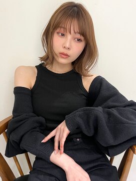 リル バイ ジルブラン(Lil by JIL BLAN) 【レイヤーカットデザインカラーウェットヘア】大山