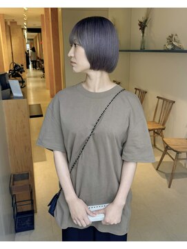 チャコレ 北千住店(Chacolle) ハイトーンシルバー×ミニボブ