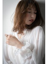 モッズヘア 上尾西口店(mod's hair) 透明感カラーワンカール小顔エアリーミディアムv上尾30代40代