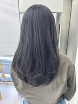 ビューナゴヤ 名駅(VIEW NAGOYA)&nbsp;前髪/イメチェン/こなれミディ/ブルーブラック/レイヤーカット