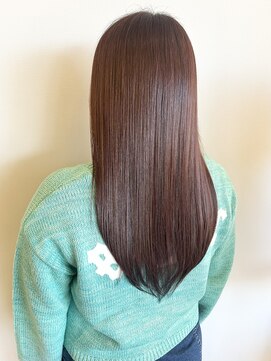 ヘアデザイン アンジェロカフェ(Hair Design Angelo cafe) 艶感たっぷりボルドーカラー