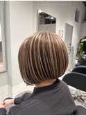 アンブレラカラーでおしゃれに白髪ぼかし【船橋|白髪ぼかし】