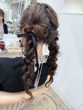 ファンド 千葉(fand) 編み下ろし/ツウィン/ヘアセット/MANAMI