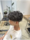 スペインカール/スパイキーショート/フェザーパーマ/守谷