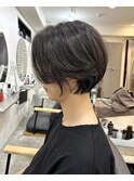 30代40代50代白髪ぼかし丸みショートくびれショート