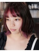 「顔まわりに、ちょっとだけエッジを」