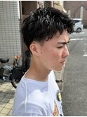 #サーフカール#スパイキーショート#ブルーブラック#船橋