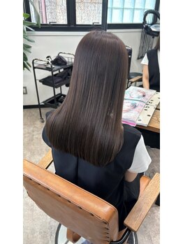 ヘアーサロンライト(hair salon Light)の写真/まっすぐすぎない◎自然なストレートで朝がラクに!