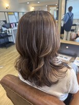 ラポール(RAPPORT)&nbsp;ホワイトグレージュ/デジタルパーマ/チェリーブラウン/蟹江