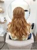 推し活ハーフアップ