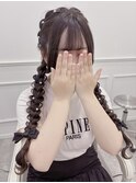 編み込みおさげヘア＊まゆ