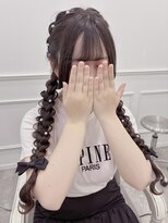 リルミー(Lilme) 編み込みおさげヘア*まゆ