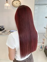 ヘアメイク ルエル(Hair Make Ruelle) チェリーレッド【ブリーチなしダブルカラー】