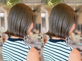 マッシュ グランバーズ 布施(MASHU GRANDVASE)の写真/《赤みを抑えた柔らか透明感カラー☆》ツヤ感プラス！あなただけに似合うをご提案☆