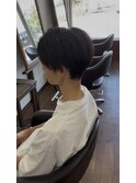 サラサラセンター分けスタイル