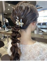 ショコララテ&nbsp;結婚式ヘアセット
