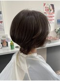 ニュアンスカラーショートボブ