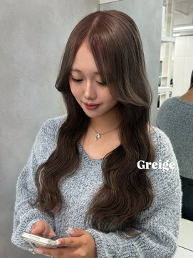 ベレーザ 渋谷(BELEZA) 17019黒髪ココアグレージュチョコレートブラウンハッシュカット