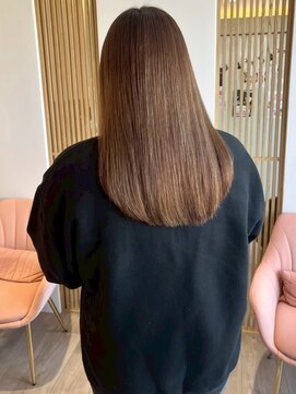 【透け感カラー】定番！明るめブラウンカラー