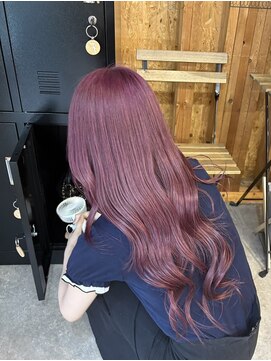 アフターニュース 新潟(afternews) カシスレッド/ダブルカラー/ケアブリーチ/髪質改善/新潟