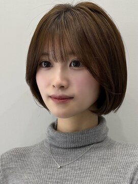 プラチナ(PLATINA) ボブ内巻きボブタンバルモリ韓国ボブ大人ボブ