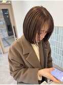 チョコレートブラウンボブ