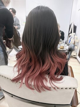 リードヘアーバイバンプ(Lead Hair by vamp) #グラデーションカラー#ピンク