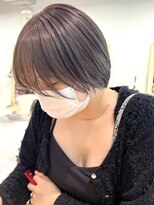 ユニークノベル 中央林間(unique novel)&nbsp;透明感抜群メロウベージュ艶髪髪質改善ショートボブ