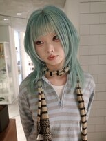 クペウヘイヴン(cope'u HAVEN)&nbsp;原宿/ウルフカット レイヤー デザインカラー ルーツカラー