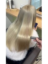 オリビアヘアー(OLIVIA HAIR)&nbsp;ホワイトベージュ×ピンクインナー×最高峰ケア