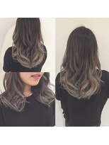 グッドフェローズ キタホリエ(GoodFellas kitahorie)&nbsp;シルバーグレージュのグラデーションカラー☆