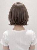 【HEY 松本】韓国風くびれボブ×ベージュグレージュ