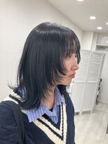 hyon myon/RISEbyREVO 綾瀬店【ヒョンミョン】&nbsp;ハッシュカット/デザインカラー/グレージュ[綾瀬駅/韓国ヘア]