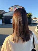 カノエ 山口小郡店(canoe)&nbsp;髪質改善ストレート×ピンクブラウン