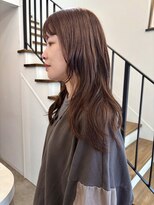 ペイジヘアー(paige hair)&nbsp;レイヤー／秋カラー／暖色／ブラウン