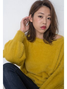 アフェクト(afect) かきあげバング×ロングボブ